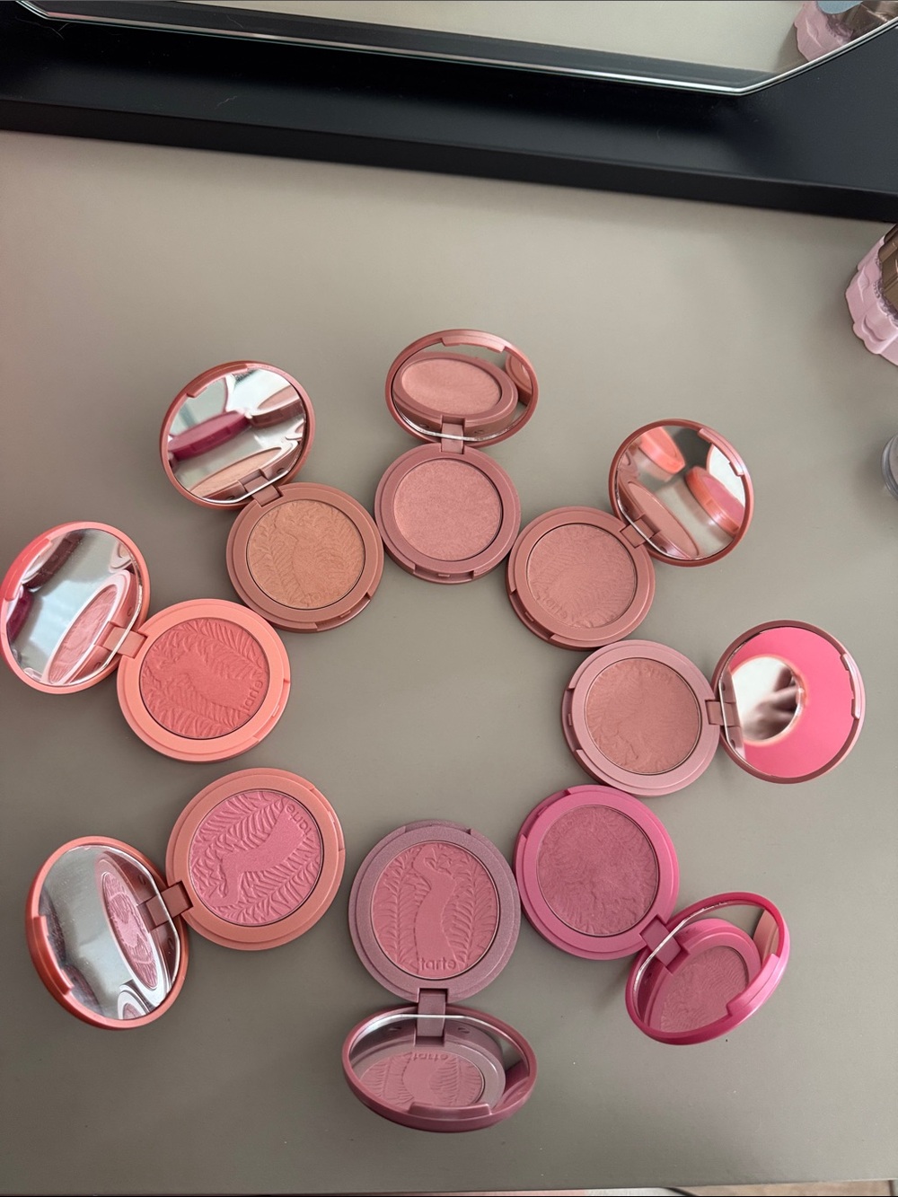 Eight Full Sized Tarte Amazonian Clay Blushes